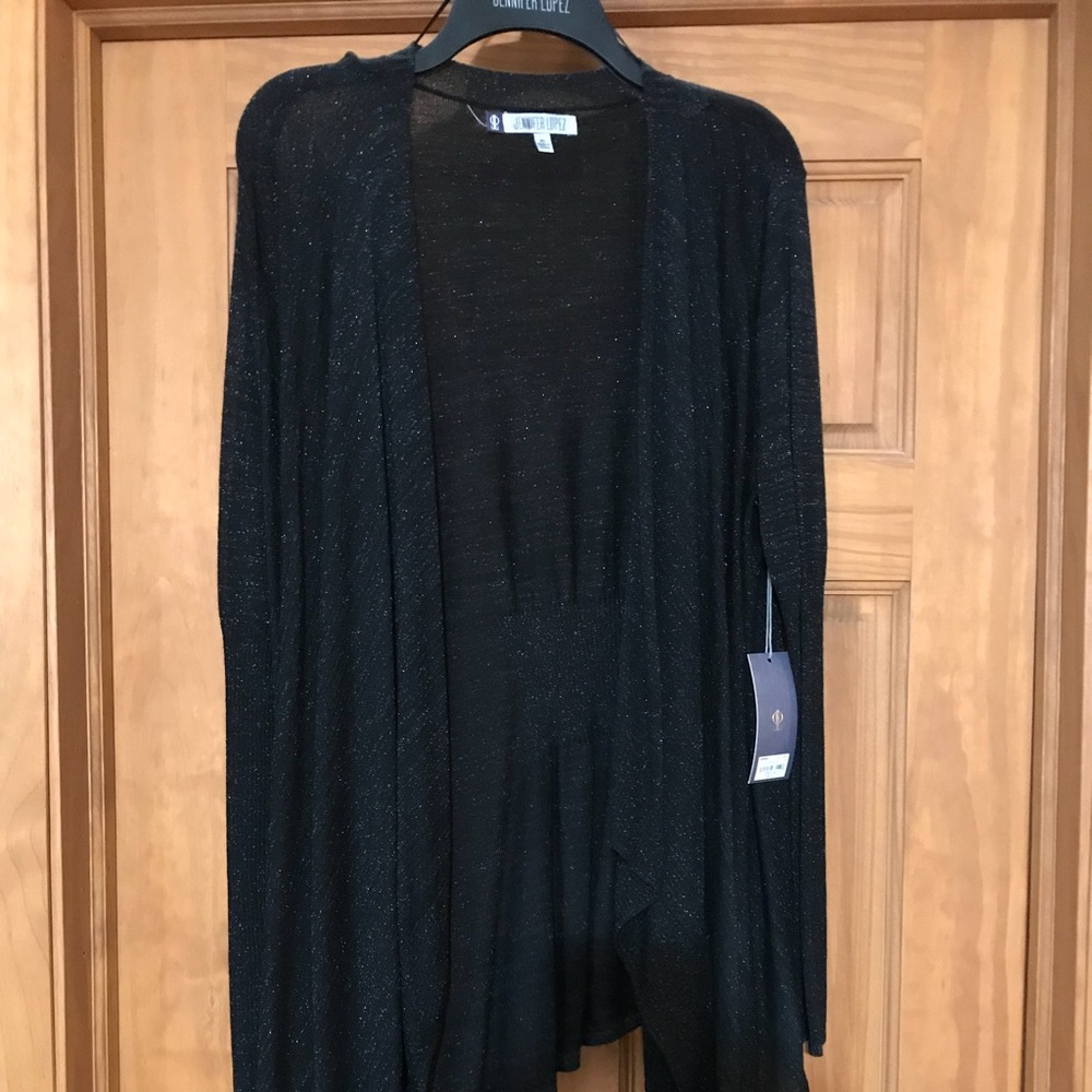 Thin black cardigan